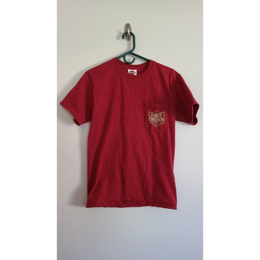 Pigeon Forge Harley Davidson Smokey Mountains Cotton Shirt Men's Sz Small